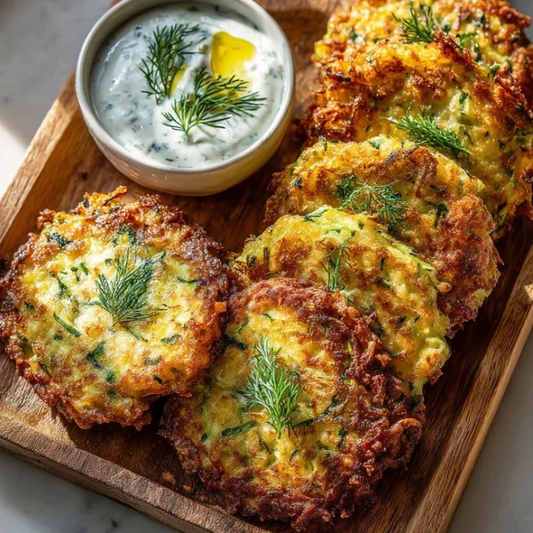 Mediterranean-Style Zucchini Fritters