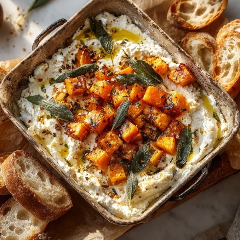 Warm Cheese Dip with Roasted Sweet Potato