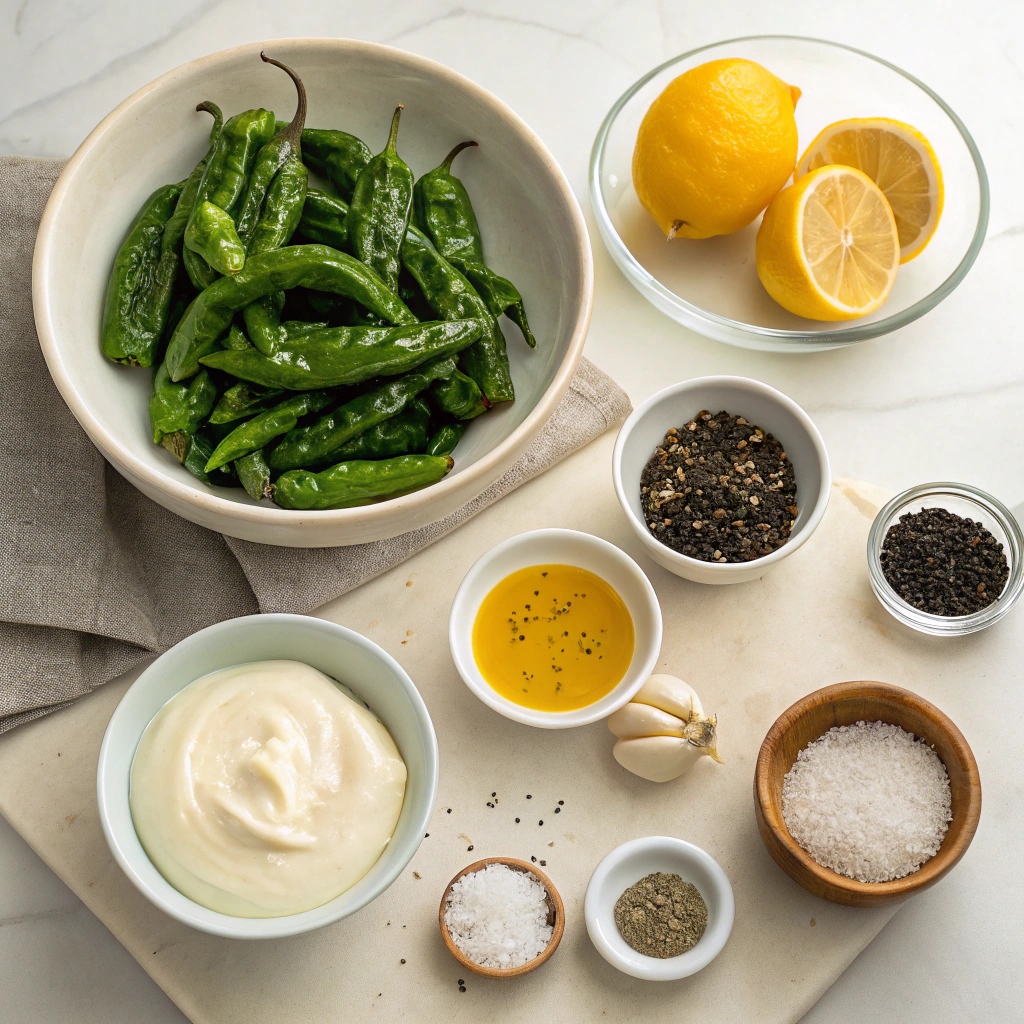 Blistered Shishito Peppers