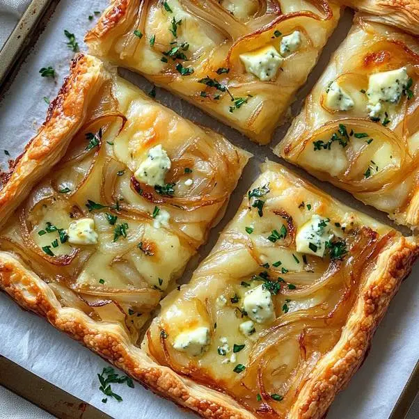 Caramelized Onion and Cheese Tart