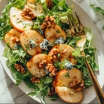 Caramelized Pear and Blue Cheese Salad