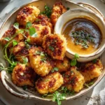 Incredible Copycat Chick-fil-A Chicken Nuggets with dipping sauce and fries.