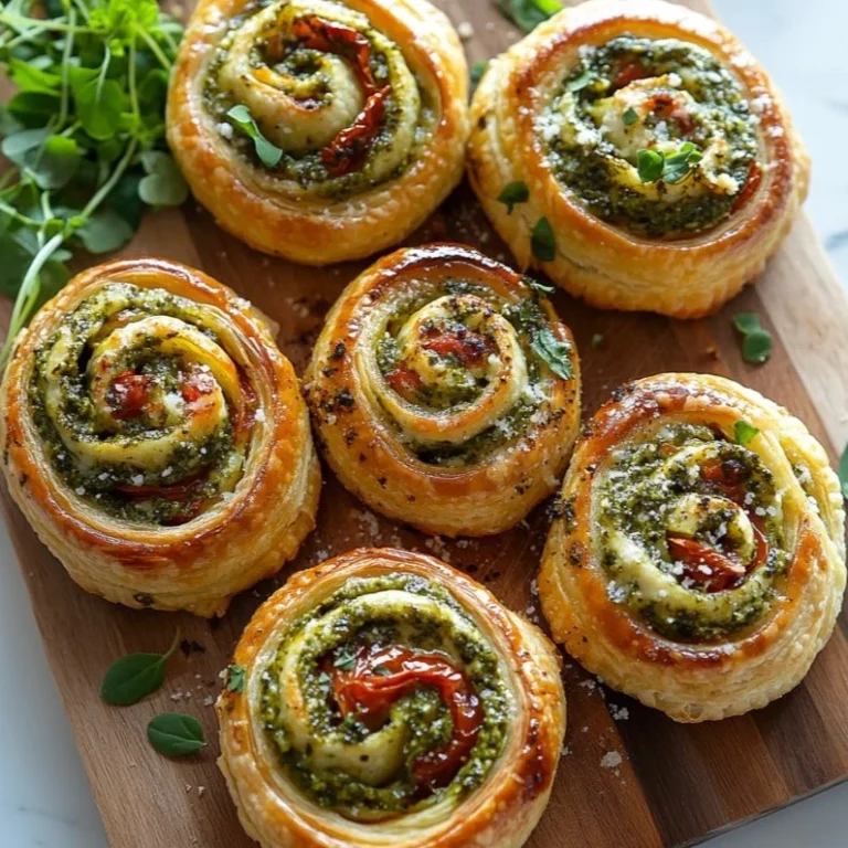 Italian Puff Pastry Pinwheels