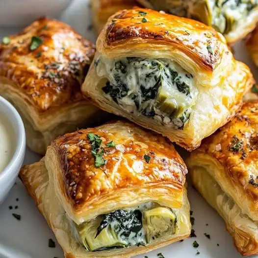 Spinach and Artichoke Puff Pastry