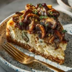 Herbed Mushroom Cheesecake