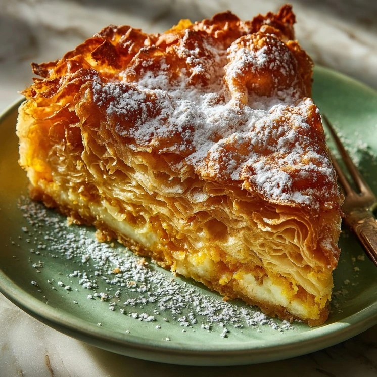 Pumpkin Ruffled Milk Pie