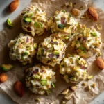 White Chocolate and Pistachio Rochers