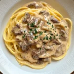 Creamy Beef and Mushroom Stroganoff