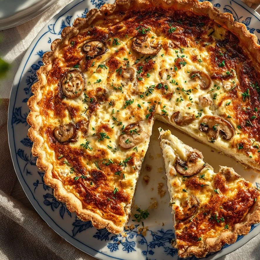 Delicious Quiche.