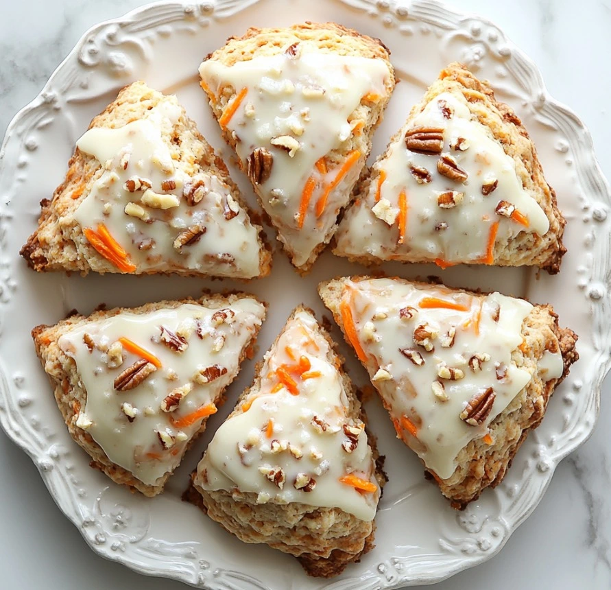 Easy Carrot Cake Scones