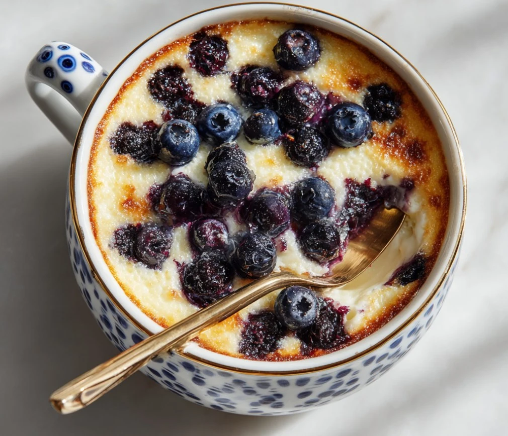 Baked Blueberry Cottage Cheese Breakfast Bowls