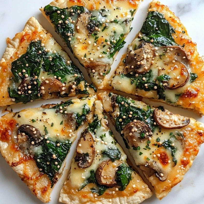 Mediterranean Spinach Tortillas