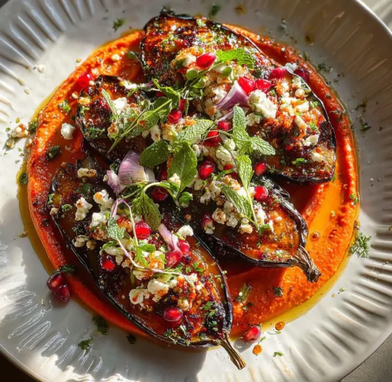 Harissa-Roasted Aubergine