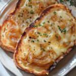 French Onion Toast.