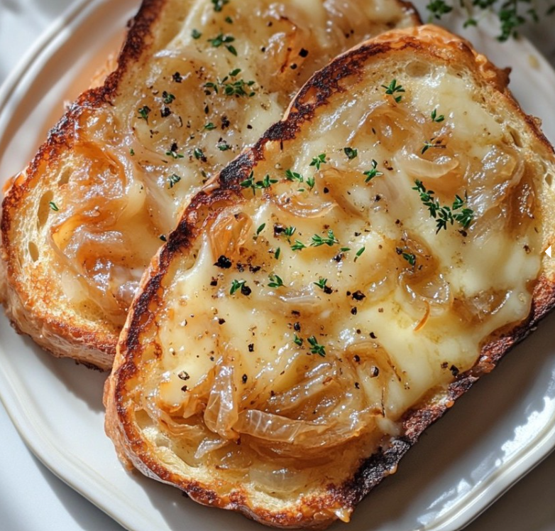 French Onion Toast.