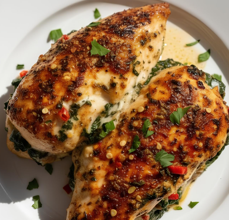 Stuffed Chicken.