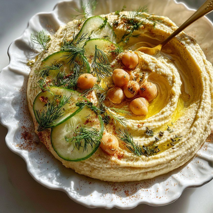 Dill Pickle Hummus.