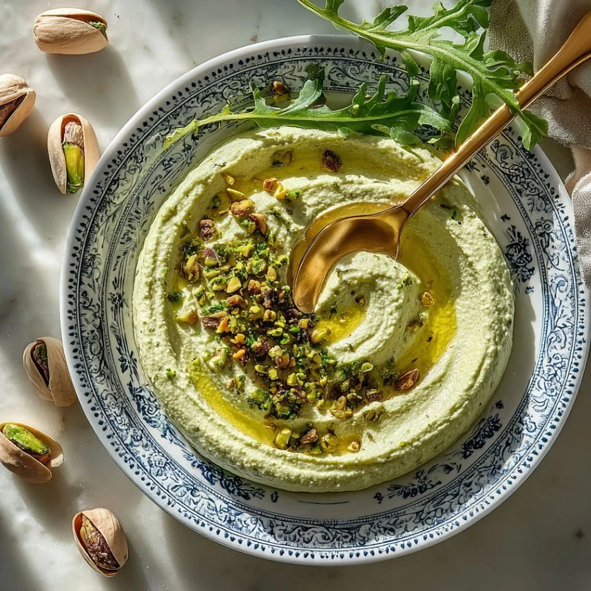 Pistachio Hummus.