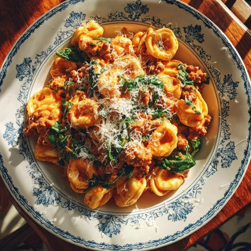 Tortellini with Sausage.