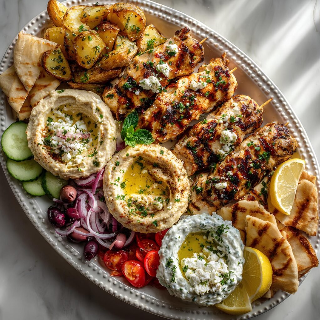 Chicken Souvlaki.