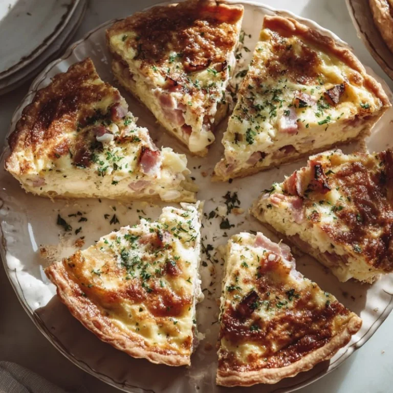 Eggs Benedict Quiche.