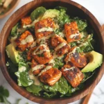 Blackened Salmon Caesar Salad