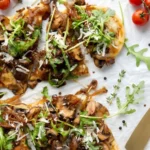 Caramelized Onion Mushroom Flatbread