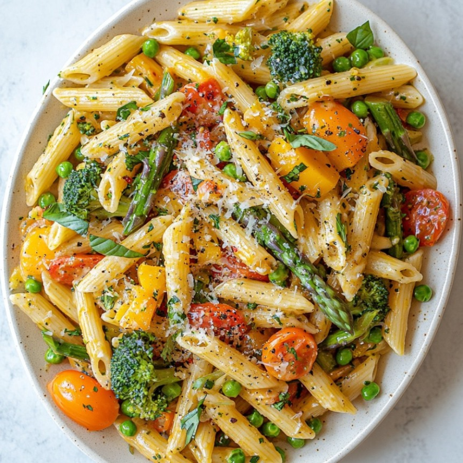 Lemon Herb Pasta Primavera