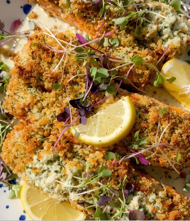 Panko Crusted Salmon