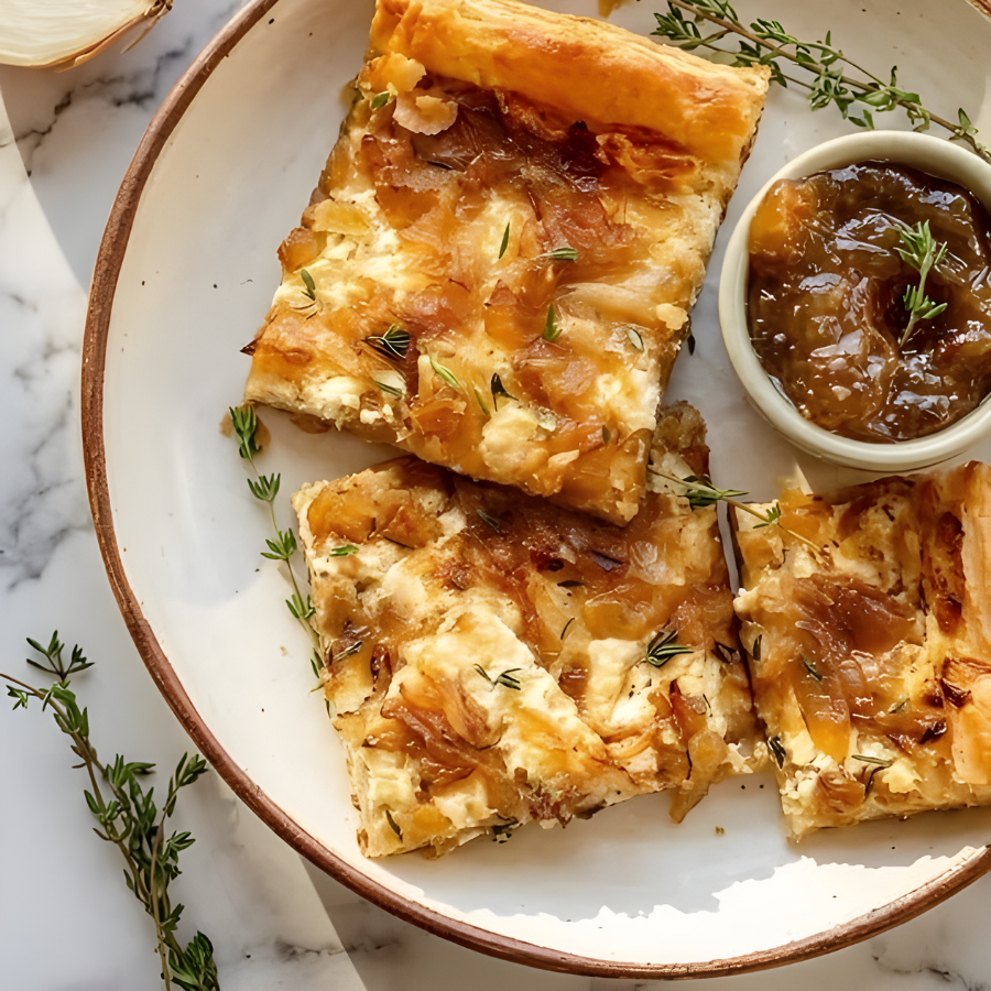 Caramelized Onion & Goat Cheese Tart