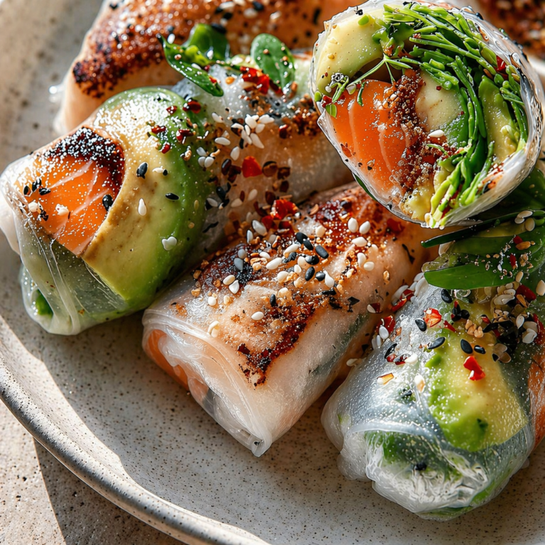 Firecracker Salmon Rolls