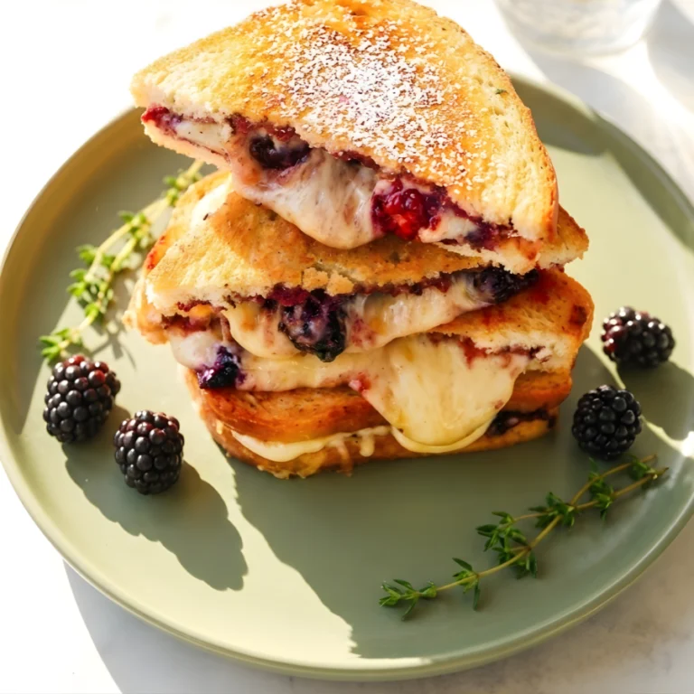 Balsamic Blackberry Bliss Grilled Cheese