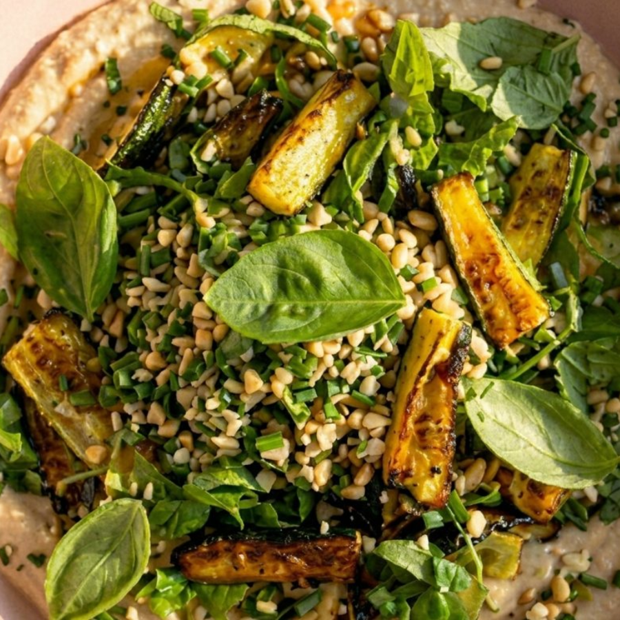 Roasted Zucchini Beans