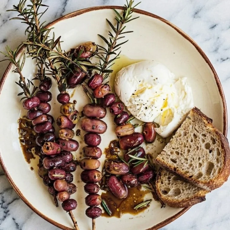 Rosemary Grape Skewers