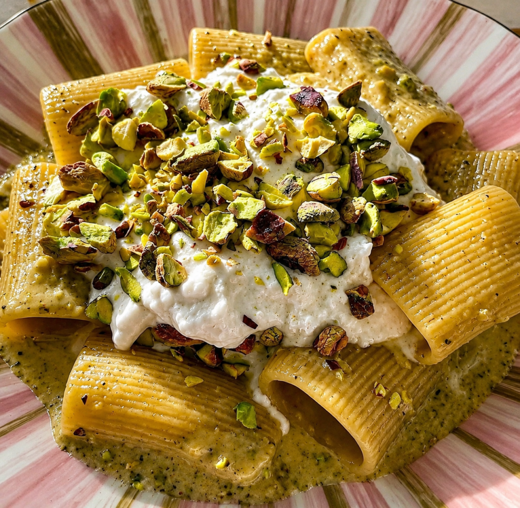 Paccheri with Pistachio