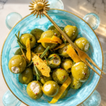 Feta Stuffed Marinated Olives