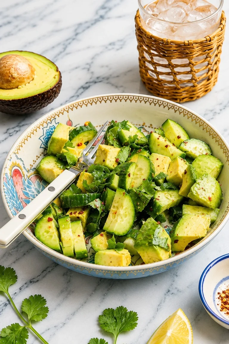 Avocado Cucumber Salad