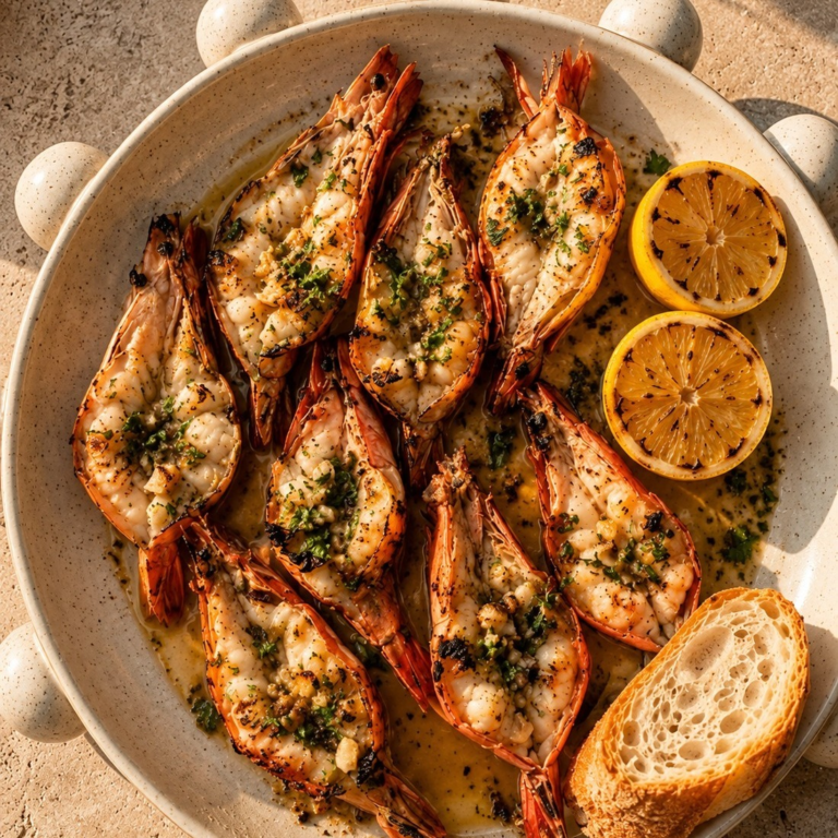 BBQ Chili Garlic Prawns