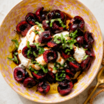 Burrata with Cherries