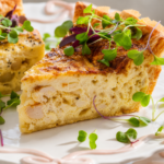 Cheese & Caramelized Onion Quiche