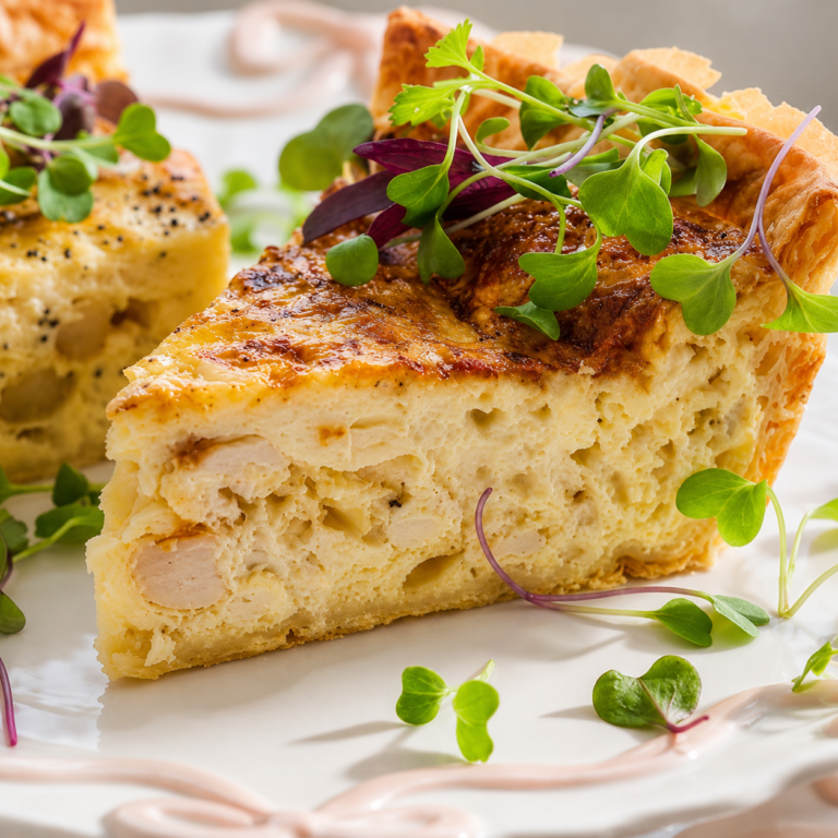Cheese & Caramelized Onion Quiche