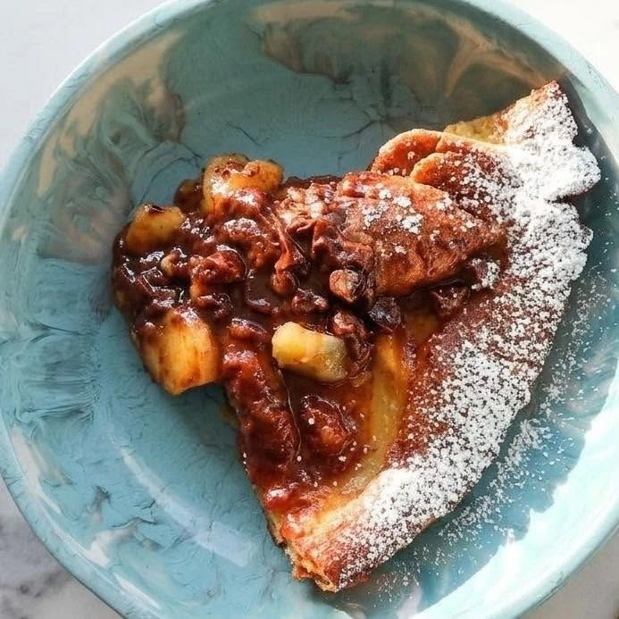 Chocolate Banana Dutch Baby