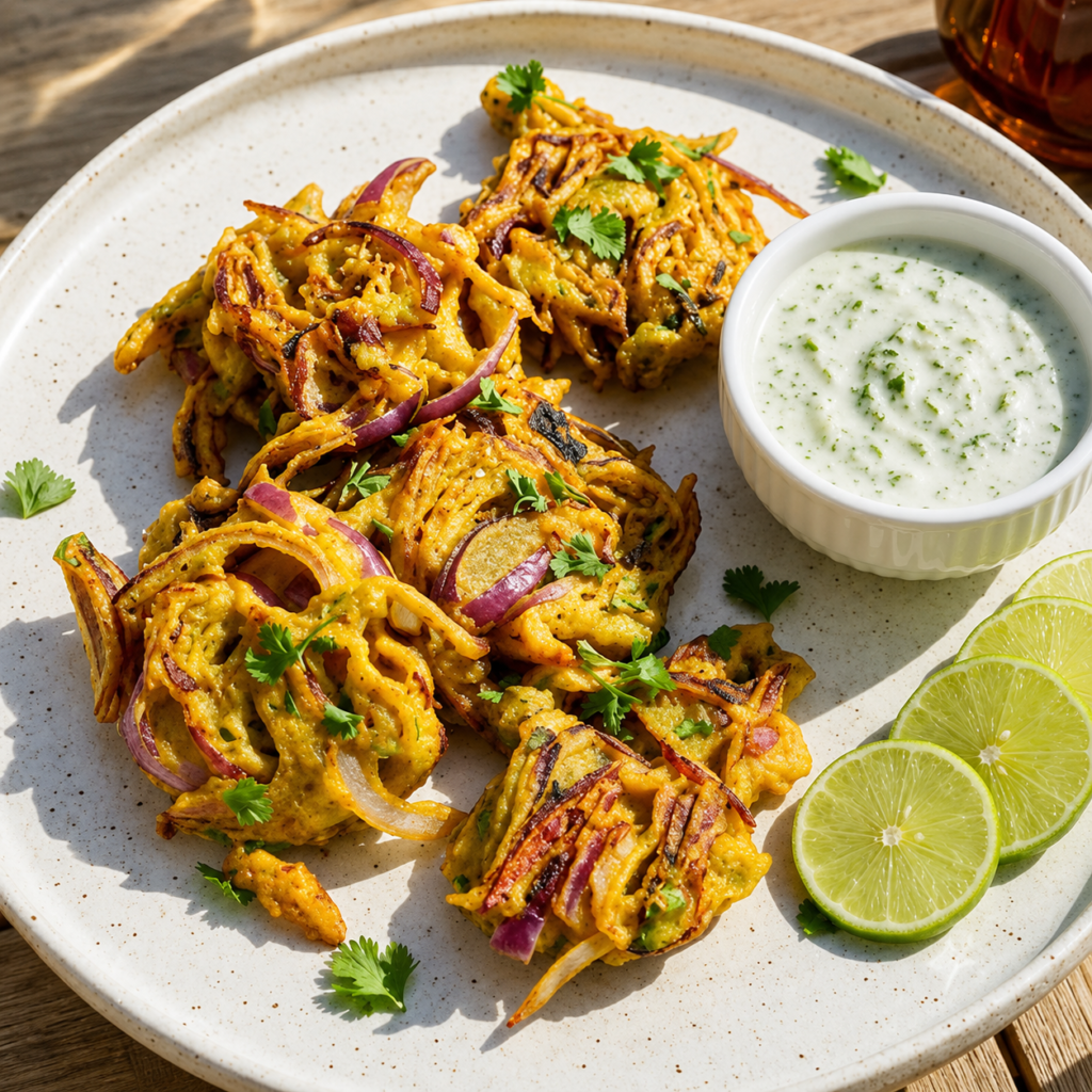 Crispy Homemade Onion Bhaji