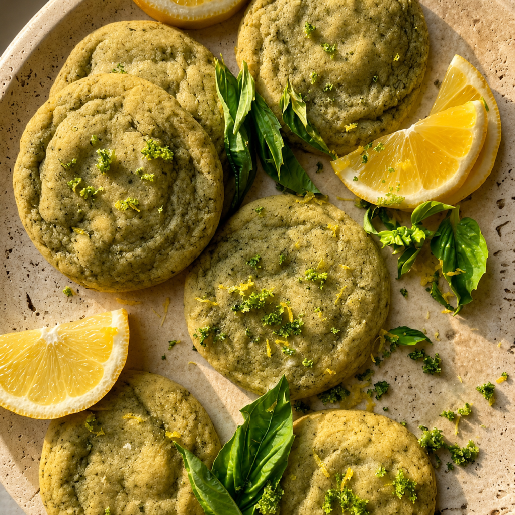 Basil Sugar Cookies