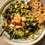 Garlic Confit Olive & Yogurt Dip