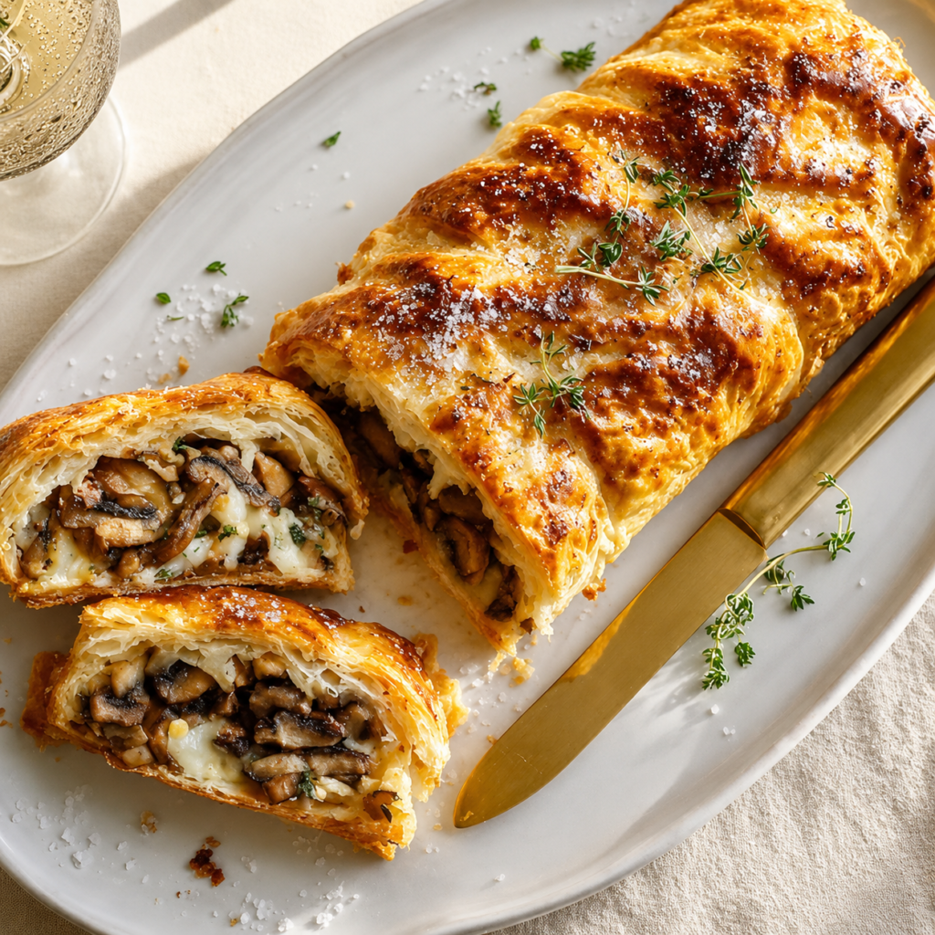 Mushroom Gruyère Tart