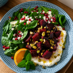 Roasted Beets with Whipped Goat Cheese