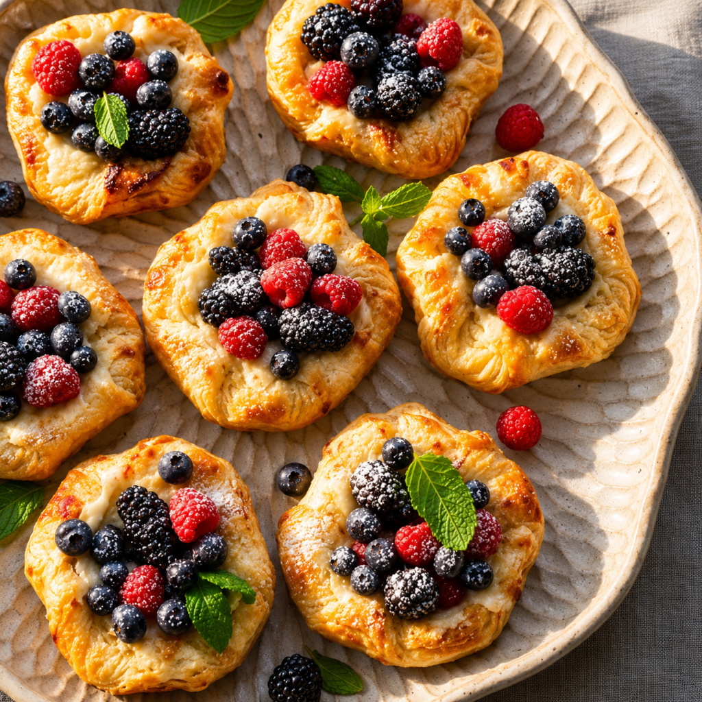 Triple Berry Tarts