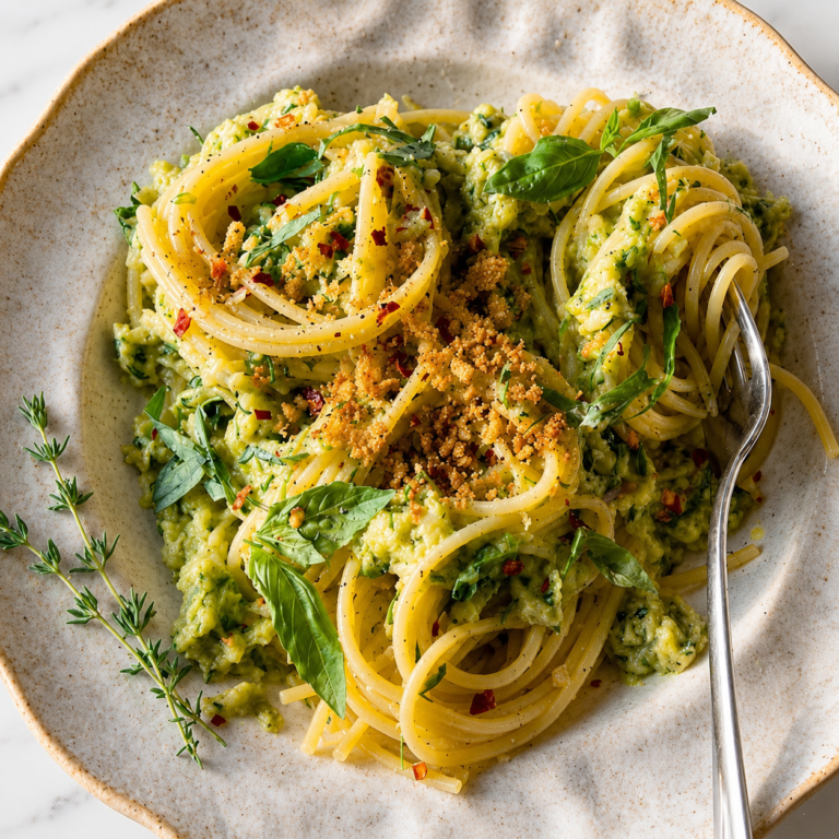 Zucchini Butter Pasta