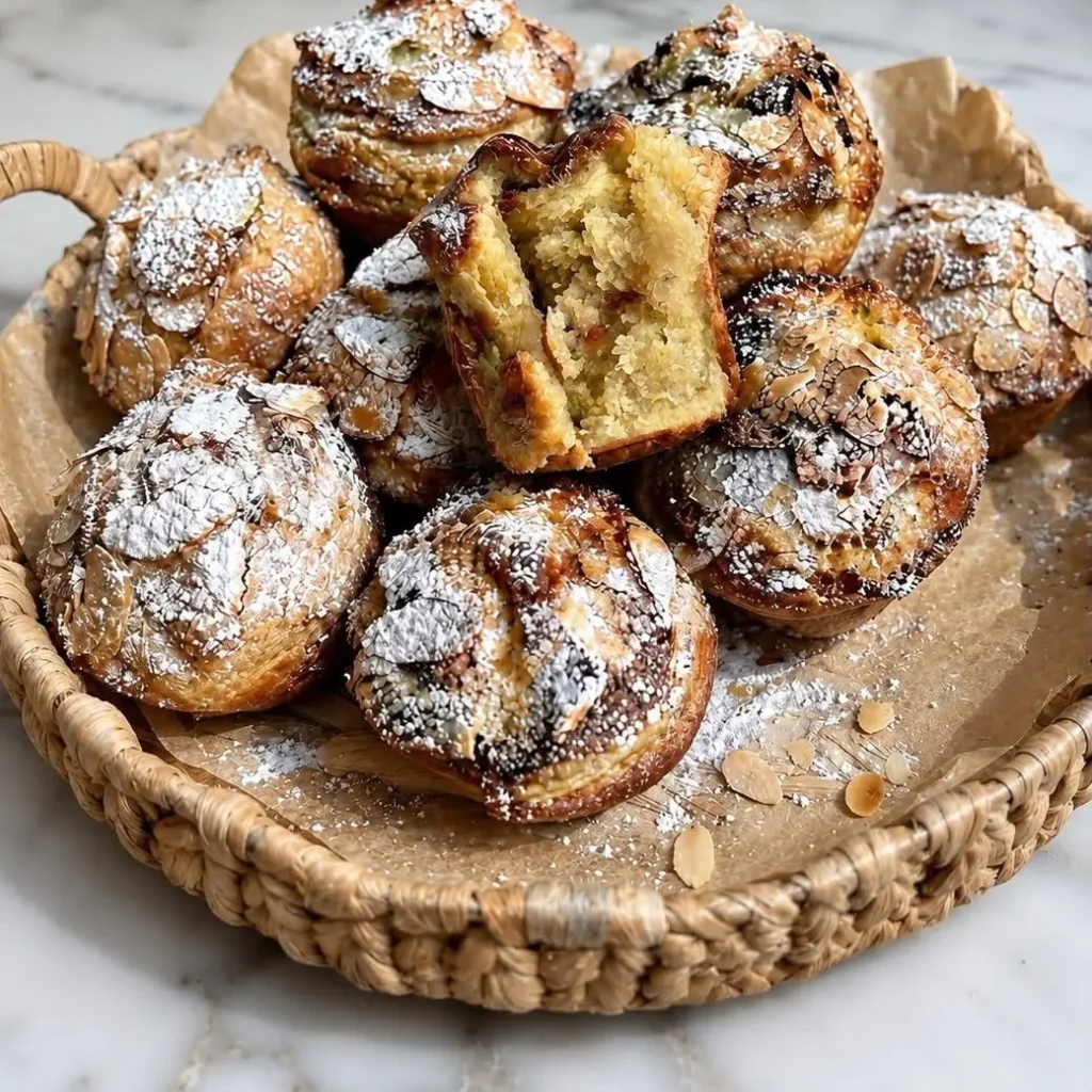 Almond Sourdough Cruffins